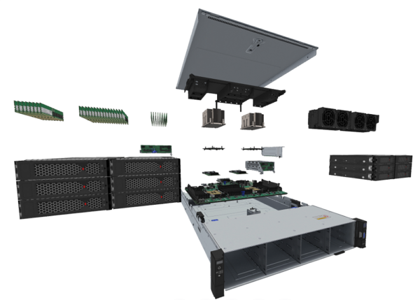 Шасси xFusion 2288H V7 H22H-07-S24NAF (0231Y084)